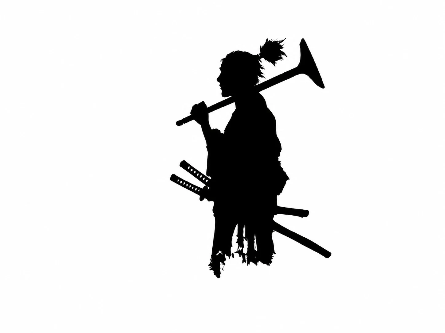 Samurai silhouette